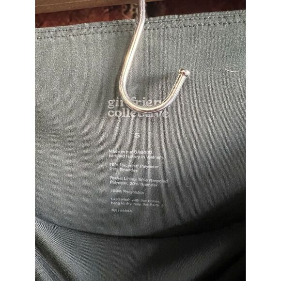 Girlfriend Collective Womens Green Cropped Leggings w/ Pockets Size Small - Picture 3 of 3